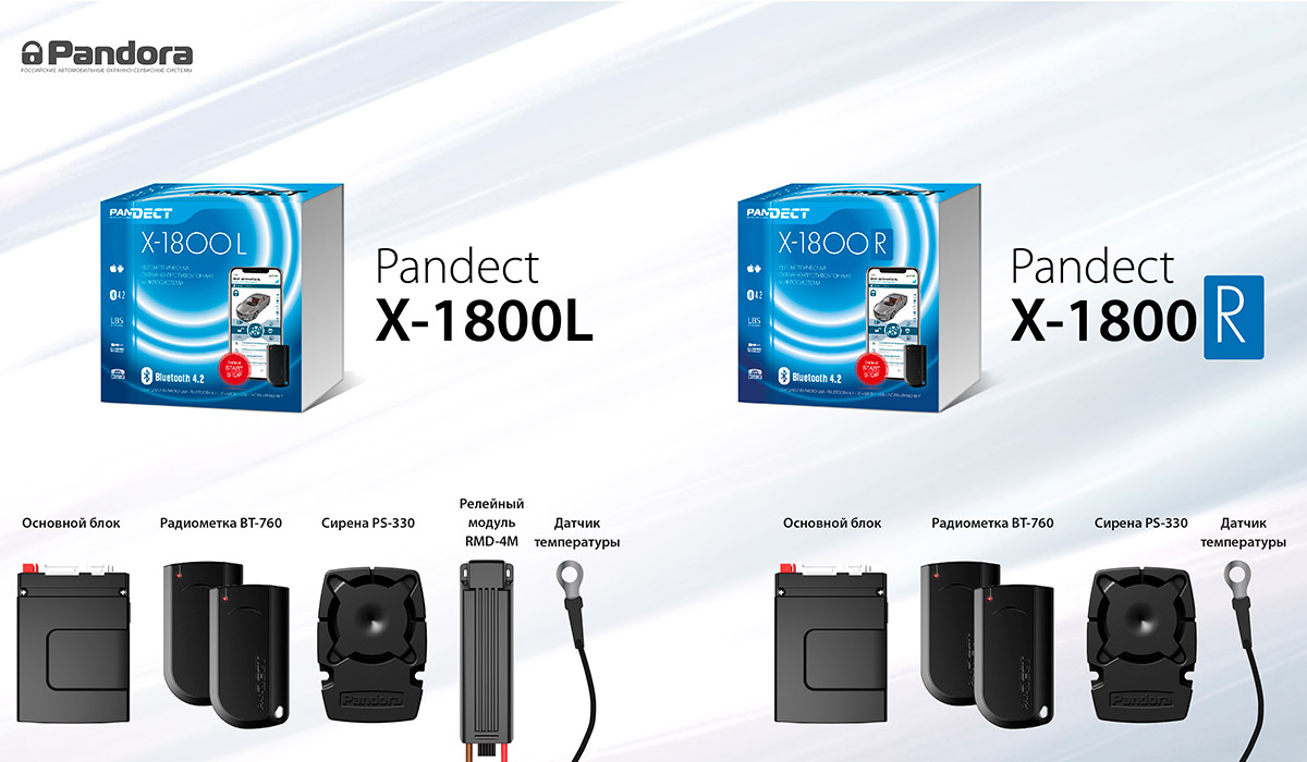 Отличия от Pandect X-1800L